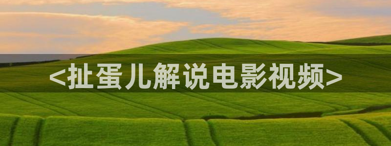 星辰影院免费看电视剧2024：<扯蛋儿解说电影视频>
